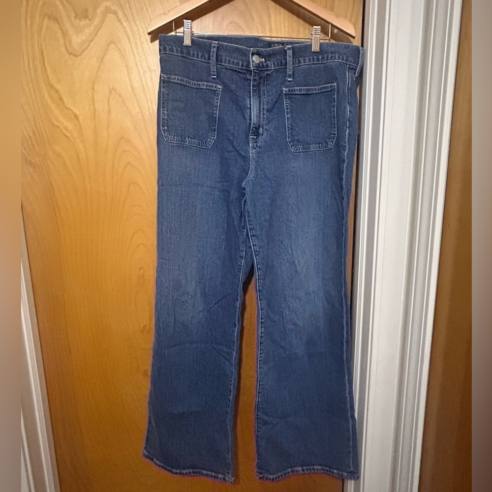 J. Crew Women's Blue Flare Jeans